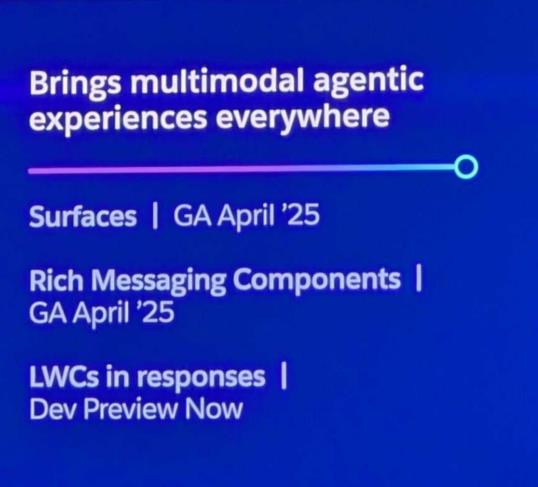 Agentforce 2dx showcased at TDX25 Bengaluru